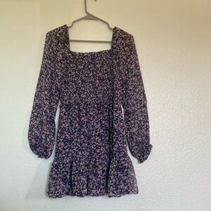 Floral Long Sleeve Dress